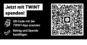 Twint-QR-Code für Spende an die SLRG